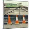 Three Red Cones-Clive Nolan-Mounted Photographic Print