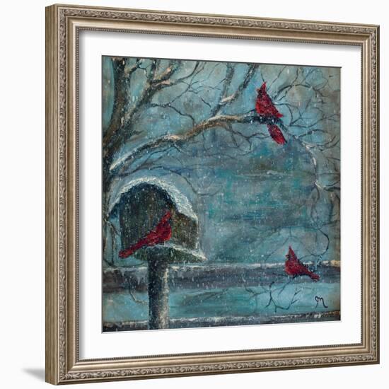 Three Reds-Jodi Monahan-Framed Art Print