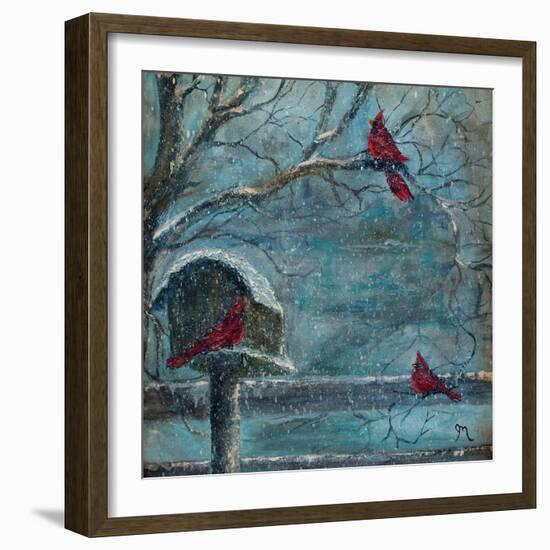 Three Reds-Jodi Monahan-Framed Art Print