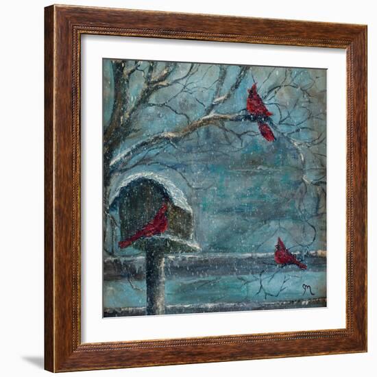 Three Reds-Jodi Monahan-Framed Art Print