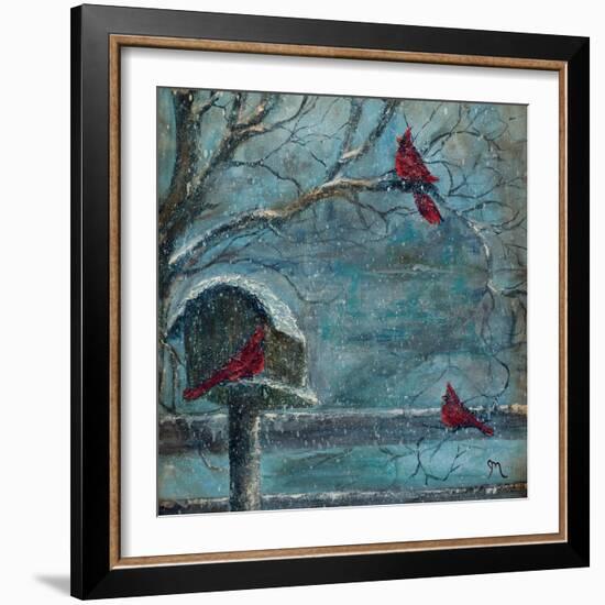 Three Reds-Jodi Monahan-Framed Art Print