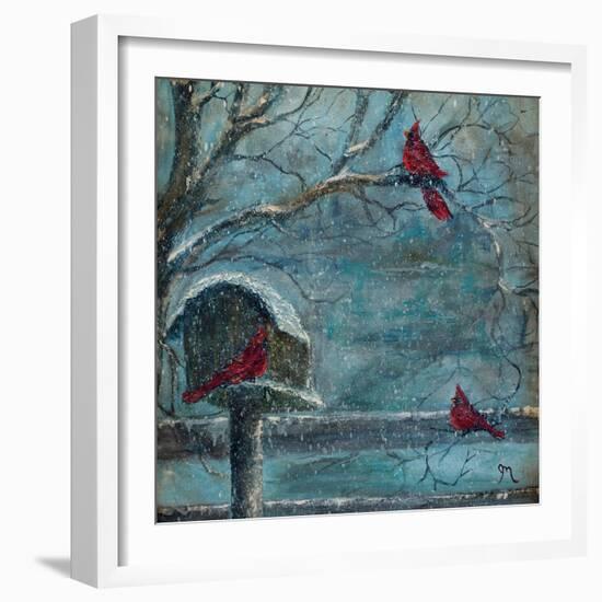 Three Reds-Jodi Monahan-Framed Art Print