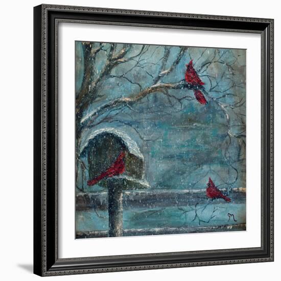 Three Reds-Jodi Monahan-Framed Art Print