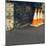 Three Road Cones-Clive Nolan-Mounted Photographic Print