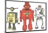 Three Robots-Paul McCreery-Mounted Art Print