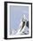 Three Rock Ptarmigan (Lagopus Mutus) Perched, Winter Plumage, Cairngorms Np, Highlands, Scotland-Peter Cairns-Framed Photographic Print