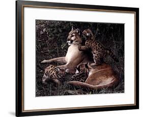 Three's A Crowd-Terry Isaac-Framed Art Print