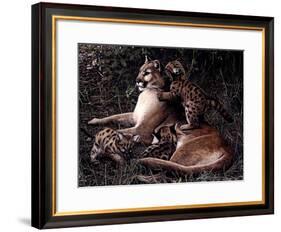 Three's A Crowd-Terry Isaac-Framed Art Print