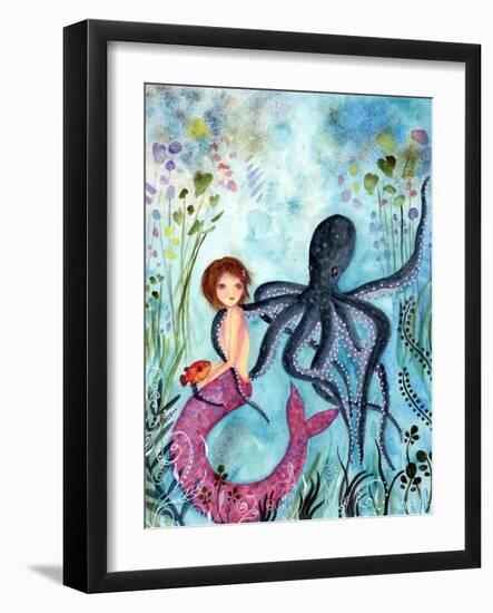 Three's a Crowd-Wyanne-Framed Giclee Print