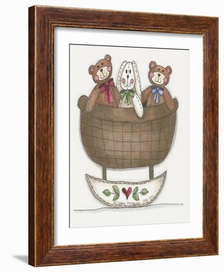 Three’s a Crowd-Debbie McMaster-Framed Giclee Print