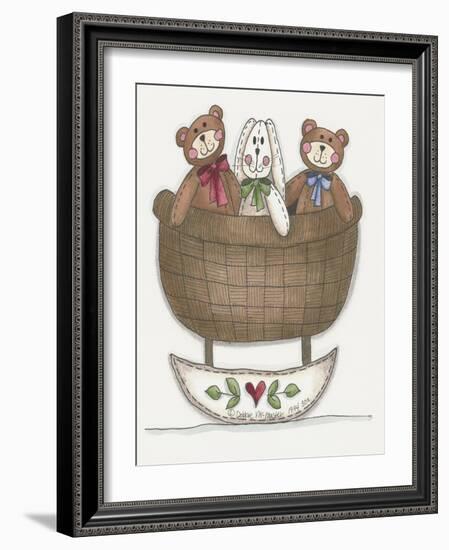 Three’s a Crowd-Debbie McMaster-Framed Giclee Print