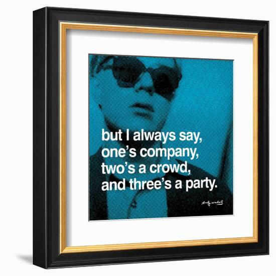 Three's a Party-null-Framed Giclee Print