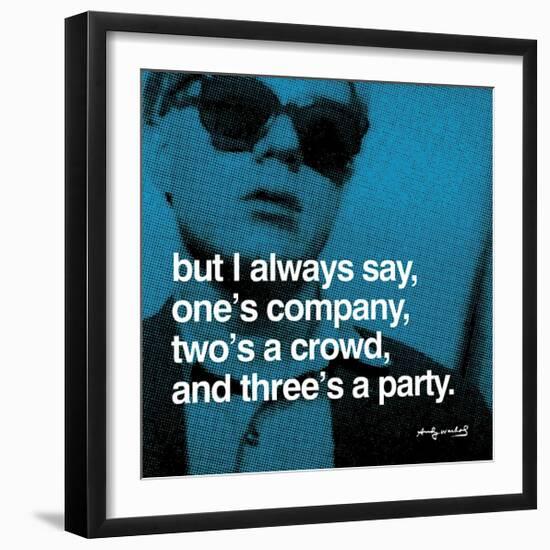 Three's a Party-null-Framed Giclee Print