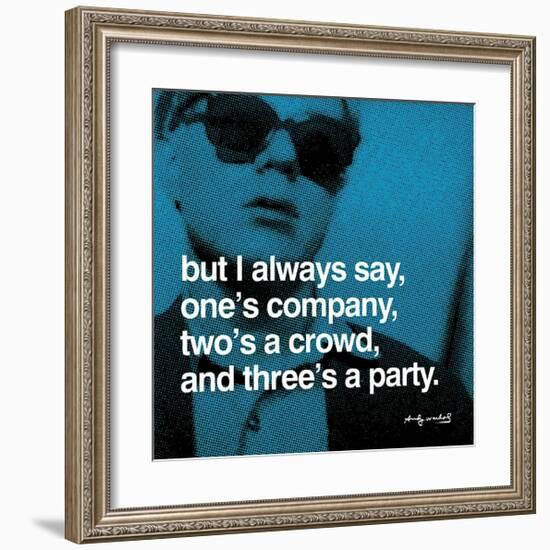 Three's a Party-null-Framed Giclee Print