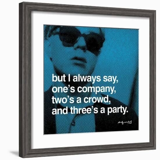 Three's a Party-null-Framed Giclee Print