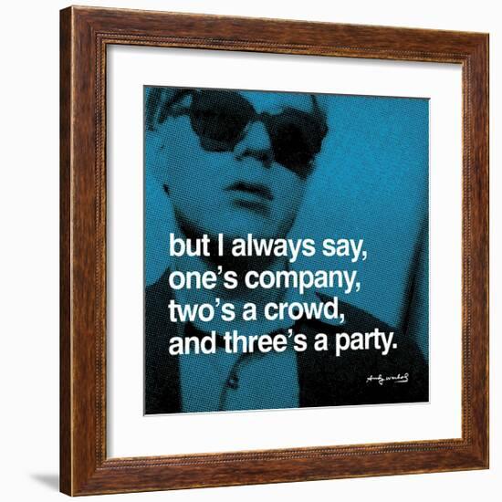 Three's a Party-null-Framed Giclee Print