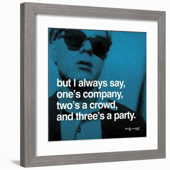 Three's a Party-null-Framed Giclee Print