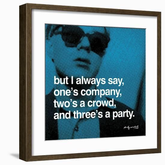 Three's a Party-null-Framed Giclee Print