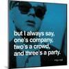 Three's a Party-null-Mounted Giclee Print