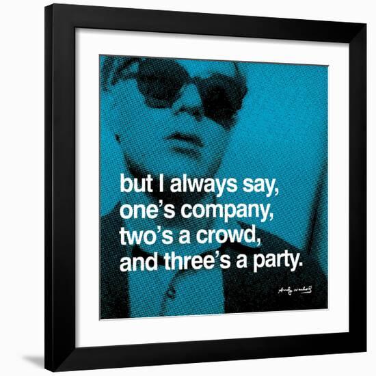 Three's a Party-null-Framed Giclee Print