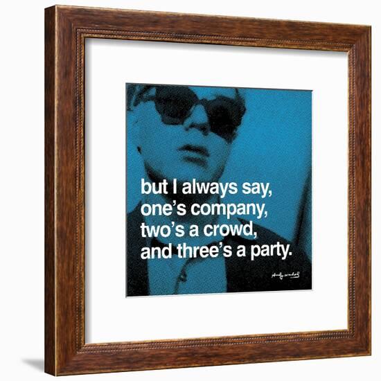 Three's a Party-null-Framed Art Print