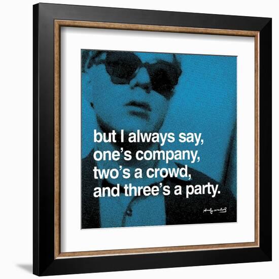 Three's a Party--Framed Art Print