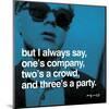 Three's a Party-null-Mounted Art Print
