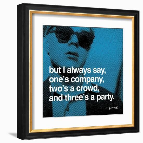 Three's a Party-null-Framed Art Print