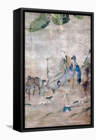 Three Sages of T'Ai Chi, Chinese, 17th or 18th Century-null-Framed Premier Image Canvas