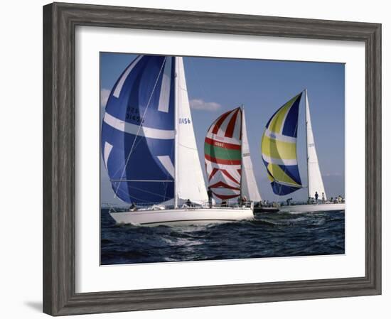 Three Sailboats-null-Framed Photographic Print