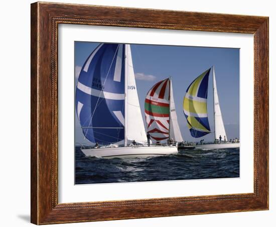 Three Sailboats-null-Framed Photographic Print