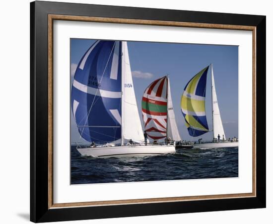 Three Sailboats-null-Framed Photographic Print