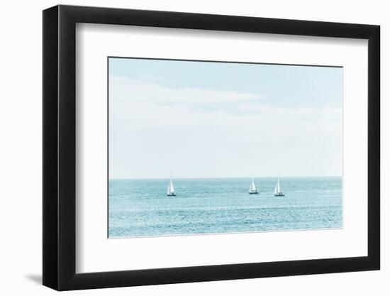 Three Sailboats-Elena Chukhlebova-Framed Photographic Print