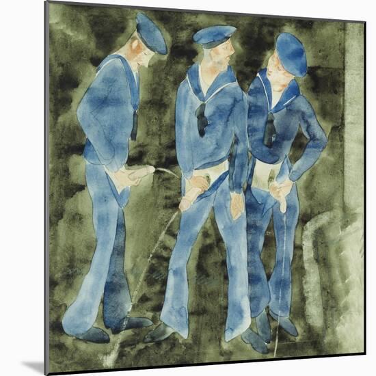 Three Sailors-Charles Demuth-Mounted Giclee Print
