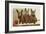 Three Scottie Dogs on Leashes-null-Framed Art Print