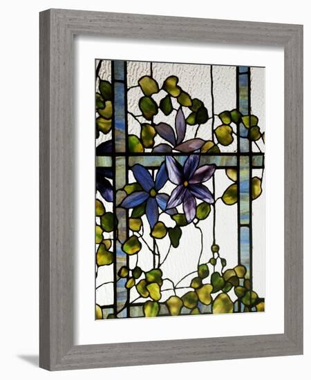 Three-Sectioned Skylight for the Harbel Manor, Akron, Ohio, circa 1915-Tiffany Studios-Framed Giclee Print