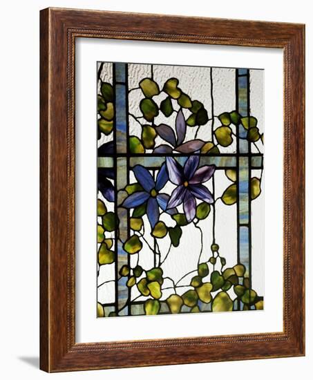 Three-Sectioned Skylight for the Harbel Manor, Akron, Ohio, circa 1915-Tiffany Studios-Framed Giclee Print