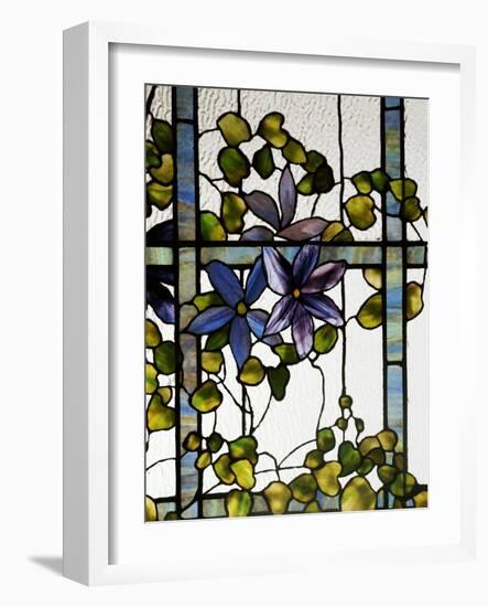 Three-Sectioned Skylight for the Harbel Manor, Akron, Ohio, circa 1915-Tiffany Studios-Framed Giclee Print