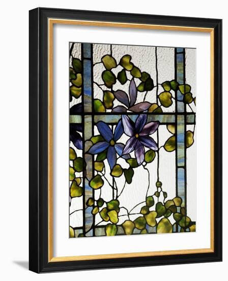 Three-Sectioned Skylight for the Harbel Manor, Akron, Ohio, circa 1915-Tiffany Studios-Framed Giclee Print