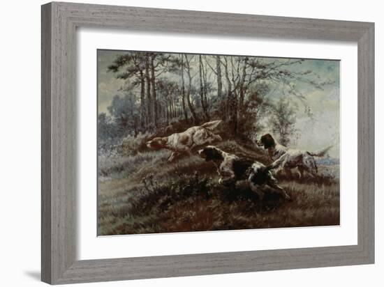 Three Setters Afield-Edmund Henry Osthaus-Framed Giclee Print