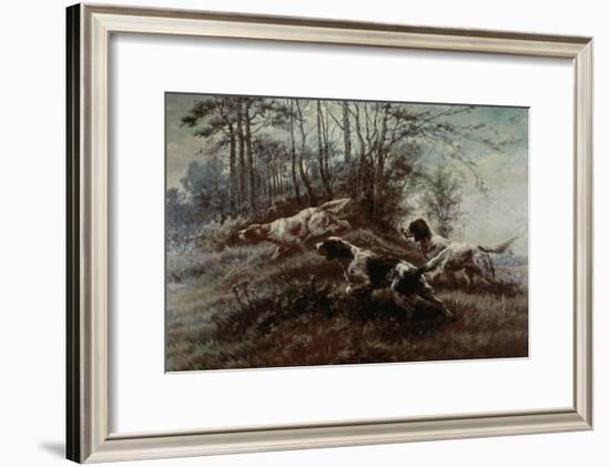 Three Setters Afield-Edmund Henry Osthaus-Framed Giclee Print