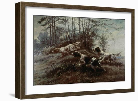 Three Setters Afield-Edmund Henry Osthaus-Framed Giclee Print