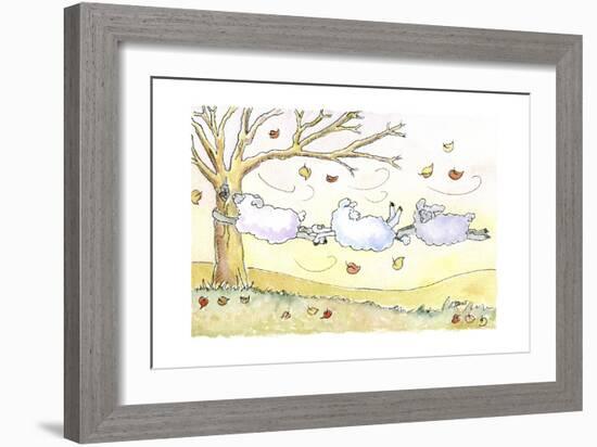 Three Sheep-Jennifer Zsolt-Framed Giclee Print