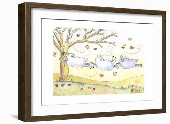 Three Sheep-Jennifer Zsolt-Framed Giclee Print