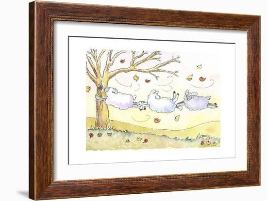 Three Sheep-Jennifer Zsolt-Framed Giclee Print