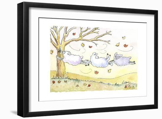 Three Sheep-Jennifer Zsolt-Framed Giclee Print