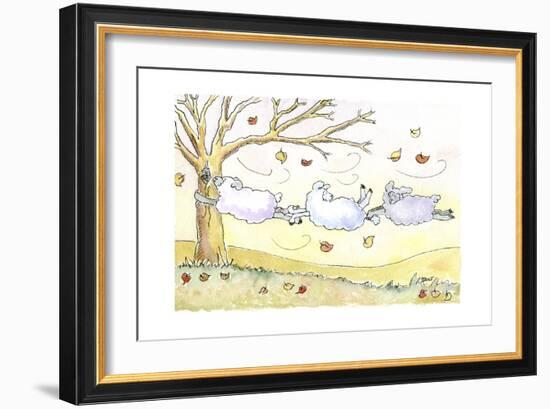 Three Sheep-Jennifer Zsolt-Framed Giclee Print