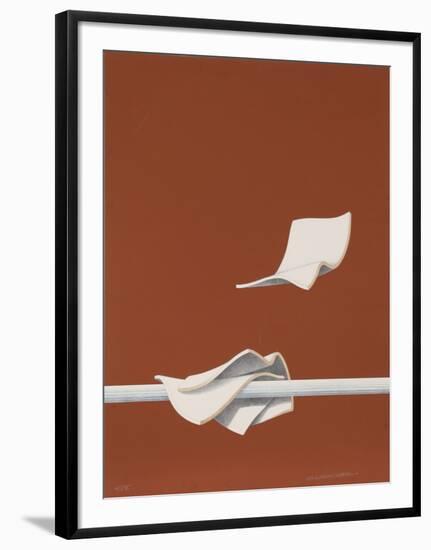 Three Sheets (Brown)-Lennart Nystrom-Framed Limited Edition