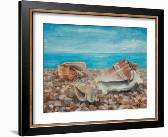 Three Shells-Cristiana Angelini-Framed Giclee Print