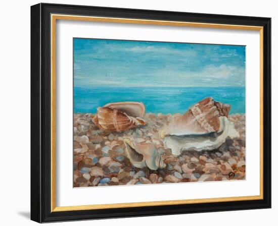 Three Shells-Cristiana Angelini-Framed Giclee Print